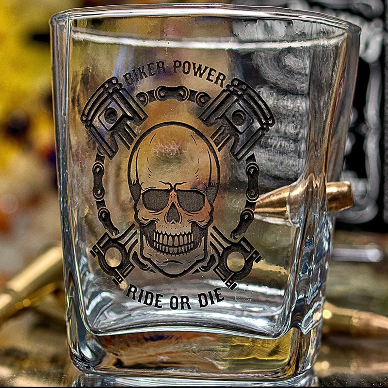 copy of KolbergGlas Whiskey Glass with engraving "Hunter"and free Name/Engraving