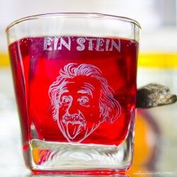 Glass Engraving – KolbergGlas HandMade -Trinkglas mit Ein Stein – Unique Beer Mug Gift | KolbergGlas