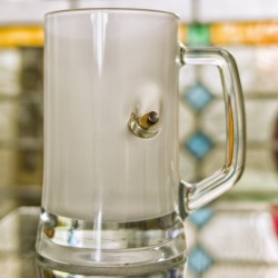 copy of HandMade BierGlas mit individuelle Gravur-Projektil Option-Männer Geschenke