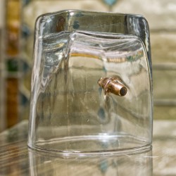 KolbergGlas Whisky Glas - SHERIFF - mit Kugel  und als Option Wunsch Name