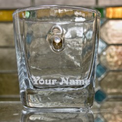 copy of KolbergGlas Whiskey Glass with engraving "Hunter"and free Name/Engraving