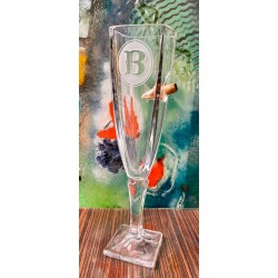 Wine glass long with Bullet and engraving option