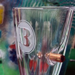 Wine glass long with Bullet and engraving option