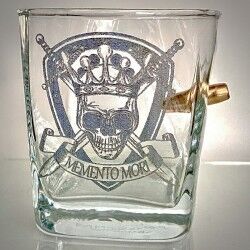 copy of Whiskey Glass with Real cal.308 Bullet