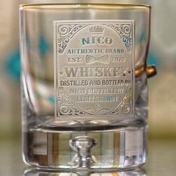 Glass Engraving – Whisky-Glas .Individuell Graviert mit Projekt – Unique Gifts for Men | KolbergGlas