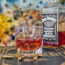 copy of Whiskey Glass with Real cal.308 Bullet