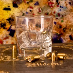 copy of Whiskey Glass with Real cal.308 Bullet