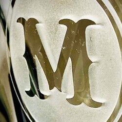 Personalized Gifts – Edle Kristall Whiskygläser mit 3D Monogramm S – Custom Whisky Glass | KolbergGlas
