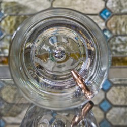 KolbergGlas Tumbler Whisky Glas mit realem Projektil cal.308