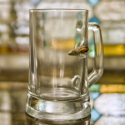 copy of HandMade Beer Glass with Bullet Men Gifts